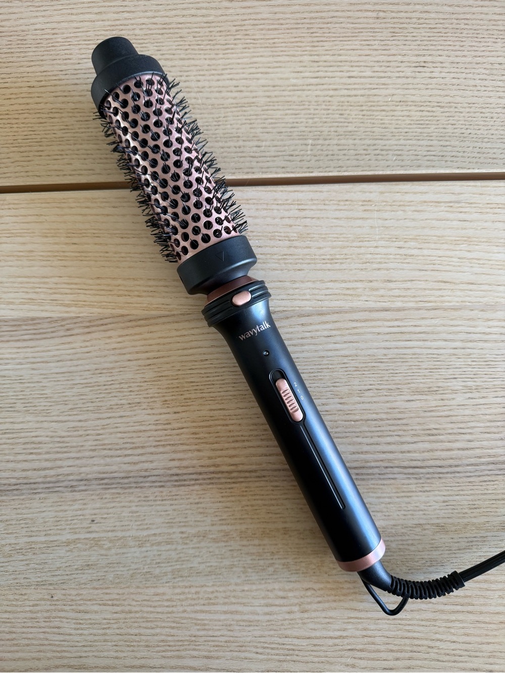 Wavytalk Black and Rose Gold Hot Air Round Brush